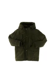 Parka con cappuccio VERDE OLIVA 4