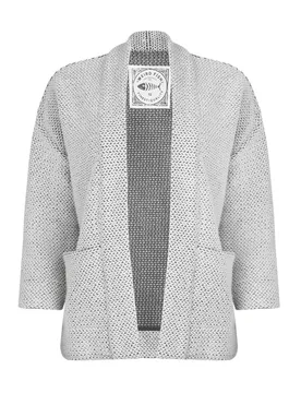 Weird Fish Santosh Macaroni Kimono Cardigan Size 12 - new-arrivals macaroni offers all-offers offers womens-offers sale all-sale sale womens women wom - ecru - FashionsVida