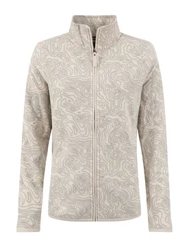 Weird Fish Bridget Full Zip Printed Microfleece Size 8 - offers all-offers offers womens-offers sale all-sale sale womens women women all-womens women - Frost Grey - FashionsVida