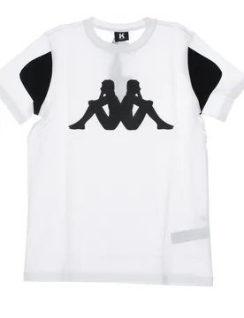 Maglietta Uomo Kontroll Tee White/black - KAPPA KONTROLL - FashionsVida
