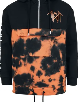 Kapuzenpullover - EMP Signature Collection - S bis 3XL - für Männer - Größe 3XL - schwarz/orange - EMP exklusives Merchandise! - Männer - male - Sleep Token - FashionsVida