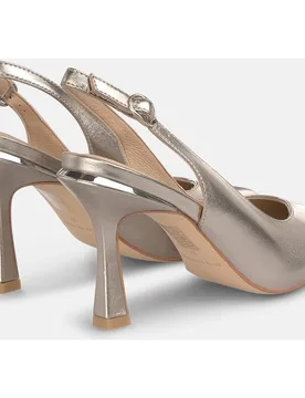 Zapatos de salón de mujer destalonados con puntera afilada y cierre de hebilla - Alma en Pena - FashionsVida
