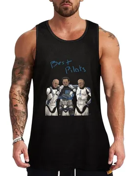 Best pilots in the galaxy Tank Top Simple Graphic Tank Top Minimal Print Sleeveless - Aliexpress - FashionsVida