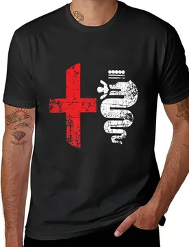Alfa Car Drivers Stylish Grunge Logo T-Shirt funnys graphics oversizeds plain white t shirts men - Aliexpress - FashionsVida
