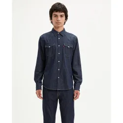 Camisa vaquera de hombre regular lisa