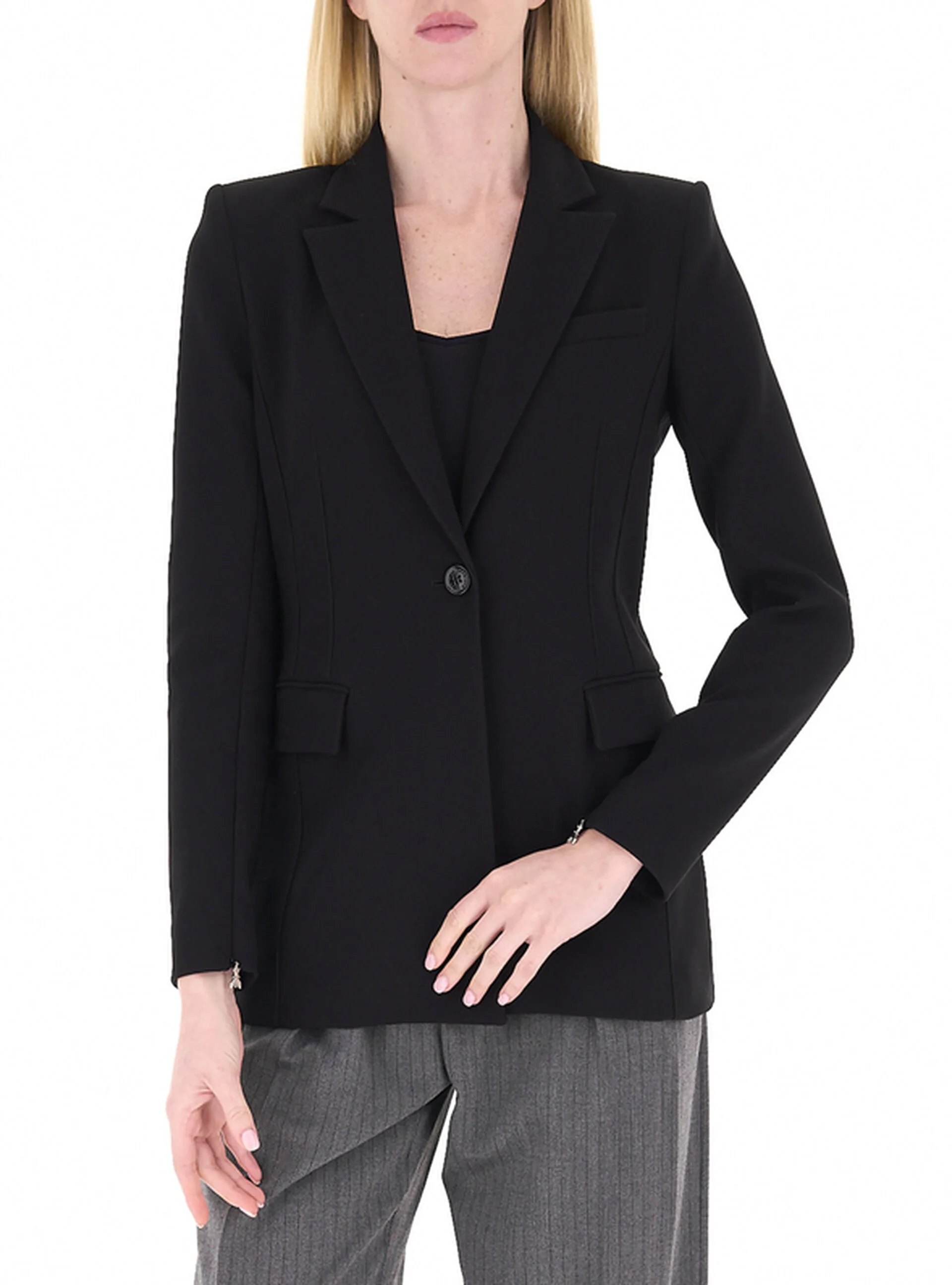 Blazer monopetto NERO 42 - Patrizia pepe - FashionsVida