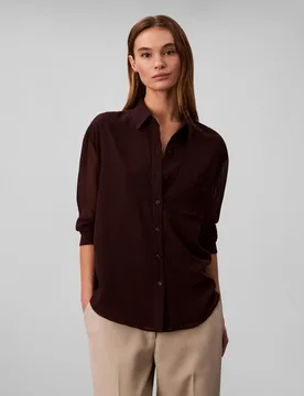 Blusa de mujer con botones de manga larga - Calvin Klein - FashionsVida