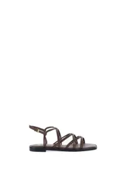 Sandali in pelle MARRONE 41