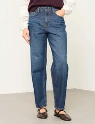 Mom Mid Rise Jeans Blue female