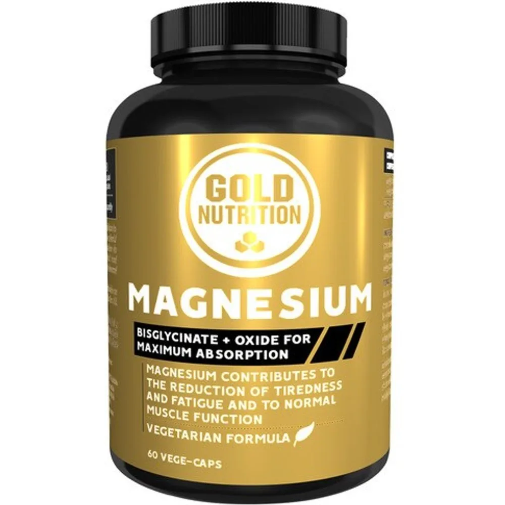 Magnesium 600 mg - 60 caps Gold Nutrition - GoldNutrition - FashionsVida