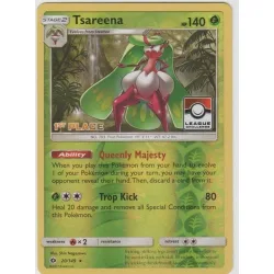 Pokemon Sun and Moon (Base Set) 20/149 Tsareena (League Promo 2nd Place)