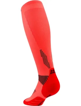 Core Run Laufsocken 5.0 Compression lang Damen NEON CORAL Gr. 3 - Cep - FashionsVida