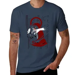 Mechanicus T-Shirt Basic Solid Color Short Sleeve Cotton Top