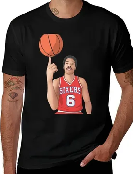 Julius Irving - Dr. J - SIXERS T-Shirt Soft Durable Cotton T-Shirt - Aliexpress - FashionsVida
