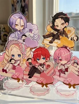 CM Anime Re:ZERO -Starting Life in Another World Acrylic Keychain Stand Model Characters Ornament Accessories Good Gifts - Aliexpress - FashionsVida