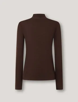 Camiseta de mujer canalé manga larga - Pepe Jeans - FashionsVida
