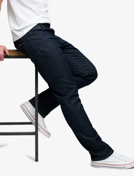Superdry Herren Organic Cotton Vintage Slim Straight Jeans Dark Blue - Größe: 28/32 - 94.99 - FashionsVida