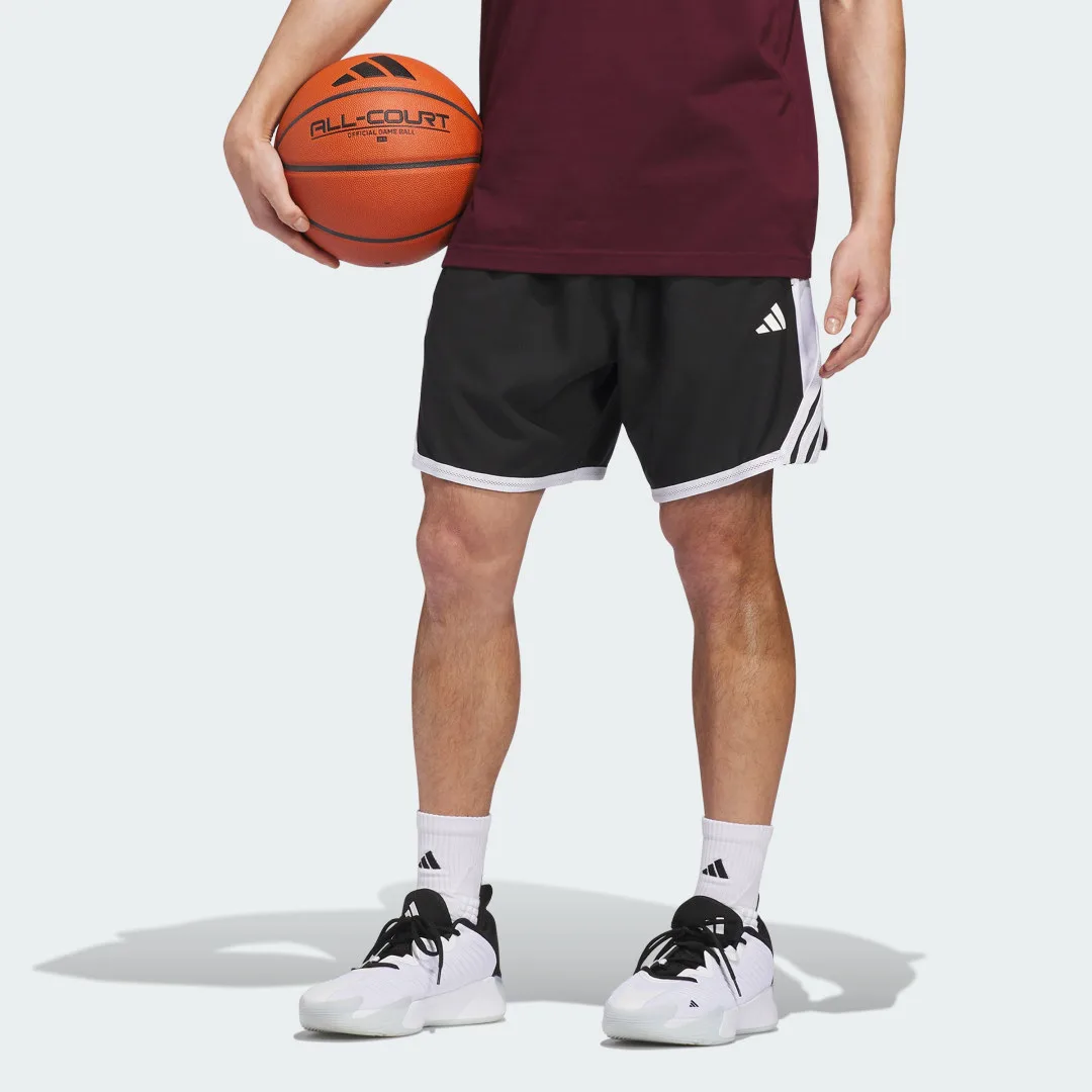 SHORT CRAZY LITE S 18 CM Black / White - Adidas - FashionsVida