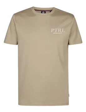 Maglietta A Maniche Corte M-1060-tsr750 Light Tan L - Petrol industries - FashionsVida
