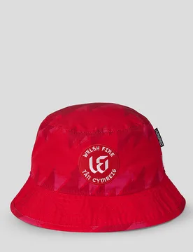 Welsh Fire New Era Unisex All Over Print Bucket Hat S unisex - Castore - FashionsVida