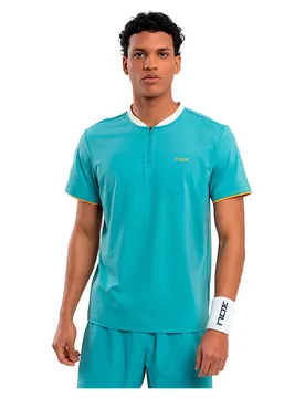Pro Short Sleeve Polo Dusty Turquoise M - Nox - FashionsVida