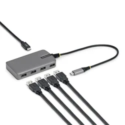 Hub 5g4ac-usb-c- Silver One Size unisex