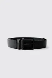 Herren Gürtel Mit Geprägter Struktur Black Größe L/XL