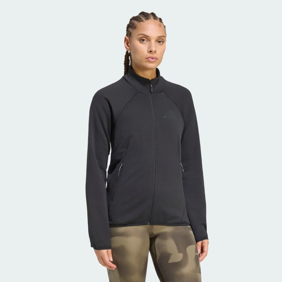 Giacca Terrex Xperior CLIMAWARM+ Ventknit Fleece M Black - Adidas - FashionsVida