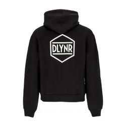 Felpa Cappuccio Uomo Logo Back Hoodie Black
