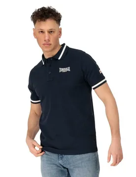 Polo à Manches Courtes Causton Dark Navy / Ecru XL - Lonsdale - FashionsVida