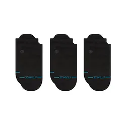 Chaussettes Icon Low Tab 3 Paires Black / Black EU 38-42 Homme