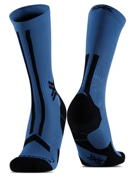 Calzini Trailrun Discover Mineral Blue / Black EU 42-44 - X-SOCKS - FashionsVida