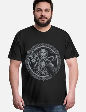 Viking Warrior Man Odin Thor Norman Walhalla 0414 Nordic Gift T-Shirt Norse Myths Graphic clothes All size tops S-6XL - Aliexpress - FashionsVida