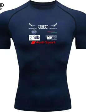 Audi Racing Motorcycle Fitness Clothing - Tight Underwear - Breathable and Quick-Drying - Suitable for Both Men and Women - Audi - Aliexpress - FashionsVida