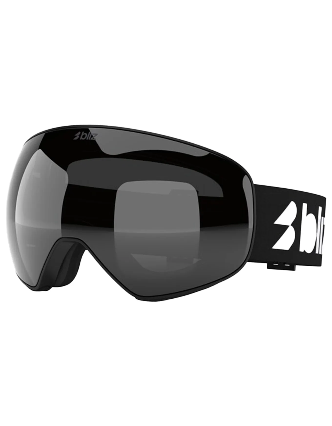 Masque de ski - Floz Matte Black Brown Silver Mirror en Silicone - Noir - Bliz - FashionsVida
