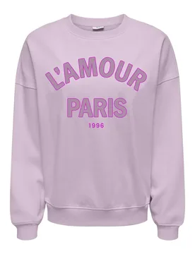 JDYMESA LIFE L/S O-NK EMB SWEAT JRS female - XL - FashionsVida