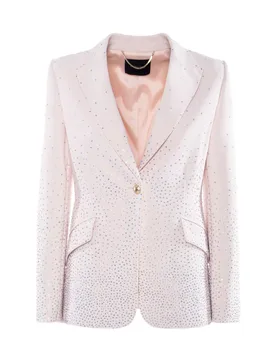 Giacca con strass donna cipria - NENETTE - FashionsVida