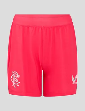 Rangers Womens 24/25 Away Goalkeeper Shorts RED 18 female - Castore - FashionsVida