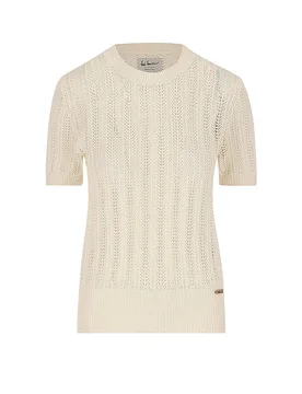 Trachtenshirt creme S Damen - LUIS TRENKER - FashionsVida