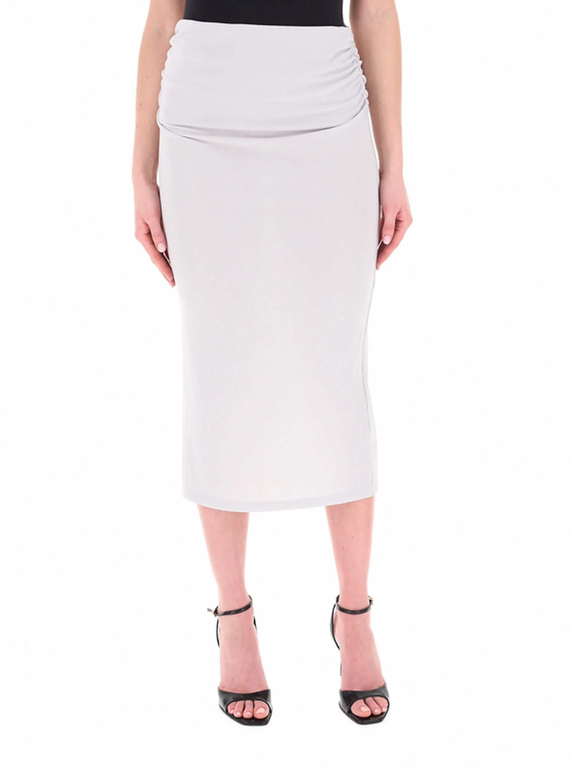 Gonna midi GRIGIO CHIARO 0 - Patrizia pepe - FashionsVida