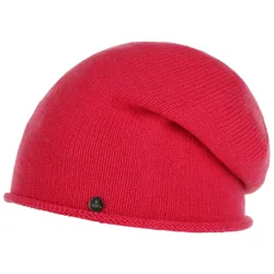 Cashmere Pull on Hat with Rolled Edge by - pink - Female - Size: One Size
