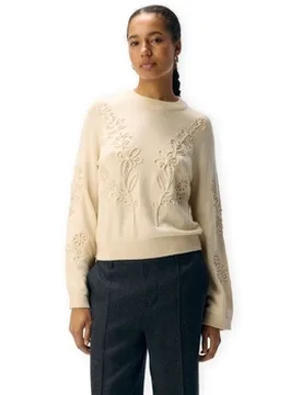 Pullover Noos Laney Rubin Knit - Sandshell Eu S;Eu M;Eu L;Eu Xl;Eu Xs Female - Object - FashionsVida
