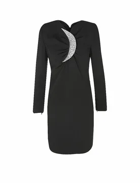 Emporio Armani Mini-robe noir 40 - Emporio armani - FashionsVida
