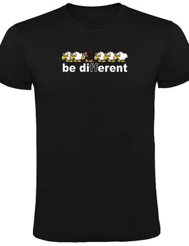 T-shirt à Manches Courtes Be Different Ski Black L - Kruskis - FashionsVida