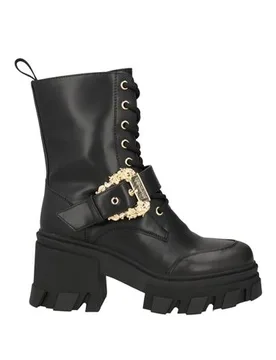 Botines de caña alta Mujer Negro 35,41 Mujer - Versace Jeans Couture - FashionsVida
