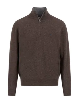 Troyer-Zip, Merino Cashmere male - XXXL - FashionsVida
