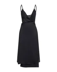 Vestido midi Mujer Negro 1 Mujer