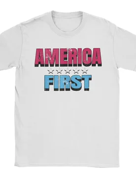 America First T Shirts Men's 100% Cotton Vintage T-Shirt Round Neck Tee Shirt Short Sleeve Clothing Classic - Aliexpress - FashionsVida
