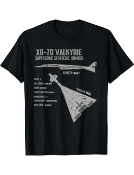 Classic Aviation Enthusiasts Gift,XB70 Valkyrie Aircraft Design-100% cotton casual short sleeve O-neck printed men's T-shirt - Aliexpress - FashionsVida