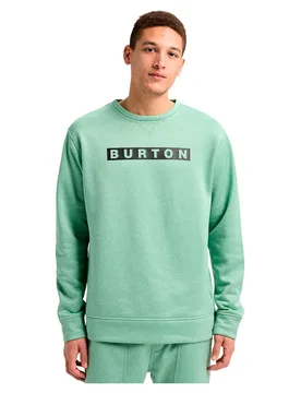 Sweat-shirt Oak Crew Soft Sage Heather L - Burton - FashionsVida